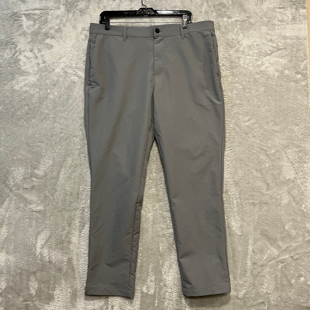 Banana Republic Performance Pants Mens 36x30 Grey Technical Golf Trousers